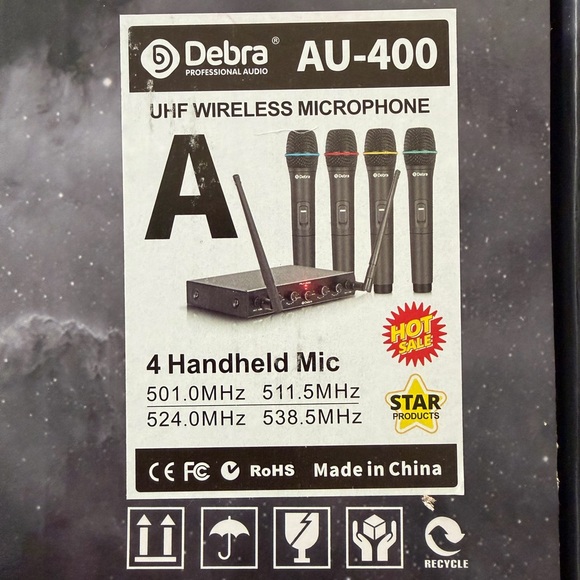 Debra Multi-Color Wireless Microphone Set - Picture 9 of 12